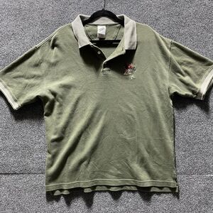 Vintage Warner Bros Polo Shirt Mens Large Daffy Duck Golf Cartoon 90s